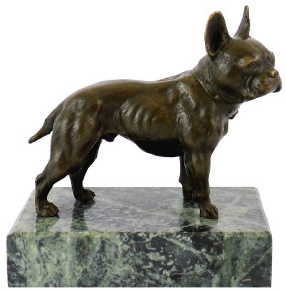 Kunst & Ambiente - Bulldogge/Bully - Bergmann - Hunde Skulptur - Wiener Bronze Figur - Statuen online kaufen - Wohndeko - Innen