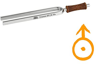 Sonic Energy Planeten Stimmgabel – Uranus 207,36 Hz / Gis3 – Für Meditation, Therapie, Zuhause – Inkl. Baumwolltasche (TF-U)
