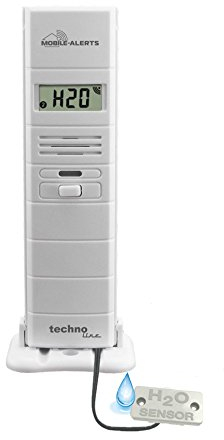 Mobile Alerts MA 10350 3 in 1 - Thermo-Hygrosensor und Wasserdetektor in einem, Alarmierung via Push-Mitteilung und Datenübertragung auf Ihr Smartphone, perfekt für Keller, Dachboden, Waschmaschine, Geschirrspühler, weiß