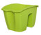 Formschöner Geländertopf CROWN, Farbe:maigrün / mintgrün;Länge:60 cm