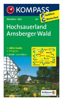 Hochsauerland - Arnsberger Wald: Wanderkarte mit Kurzführer und Radrouten. GPS-genau. 1:50000 (KOMPASS Wanderkarte, Band 841)