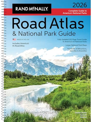Rand McNally Road Atlas & National Park Guide 2026: United States, Canada, Mexico (Rand McNally Road Atlas & National Park Guides)