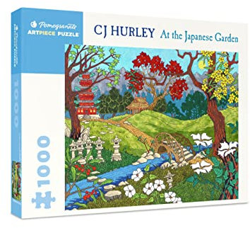 Pomegranate CJ Hurley: at The Japanese Garden 1000-Piece Jigsaw Puzzle
