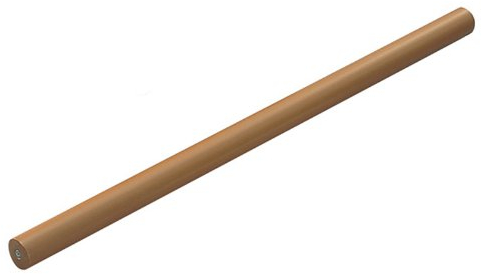 Teflon Alluminio tipo di tubo mattarello 30 centimetri (Giappone import / Il pacchetto e il manuale sono scritte in giapponese)