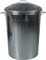 CrazyGadget® 125 Litre 125L Extra Large Metal Galvansied Dustbin Kitchen House Garden Storage Unit Bin with Special Locking Lid