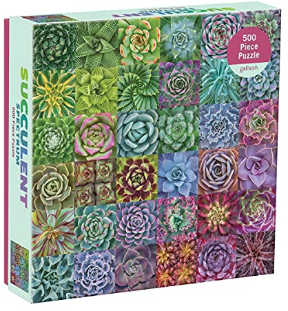 Succulent Spectrum Puzzle: 500 Pieces
