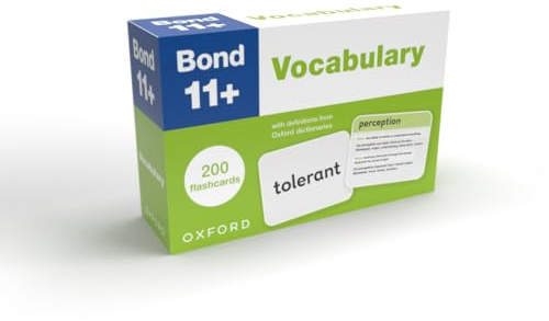 Bond 11+ Vocabulary Flashcards: 200 flashcards ready for the 2026 exams (for GL Assessment & other 11 plus exams)