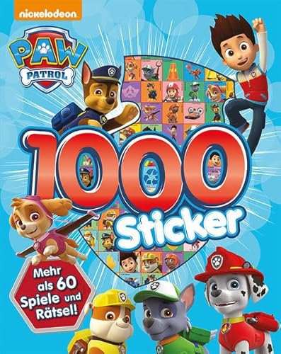 Nickelodeon Paw Patrol - 1.000 Sticker: Mehr als 60 Spiele & Rätsel