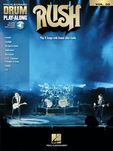 Rush. Hal Leonard Drum Play-Along Volume 50. Book/Audio-Online