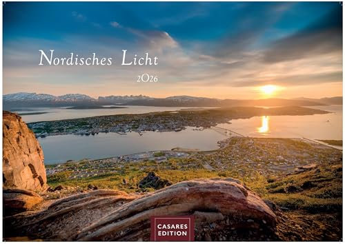 Nordisches Licht Kalender 2026 – Wandkalender | Fotokalender Naturkalender 24x35cm - Hochwertiger . – mit 12 faszinierenden Fotografien von Landschaften im mildem, nordischen Licht