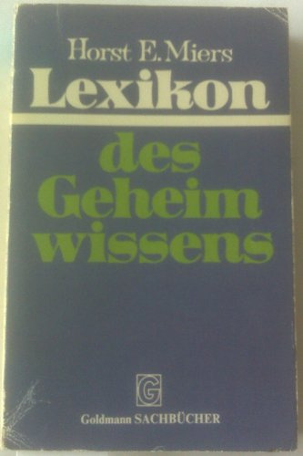 LEXIKON DES GEHEIM WISSENS