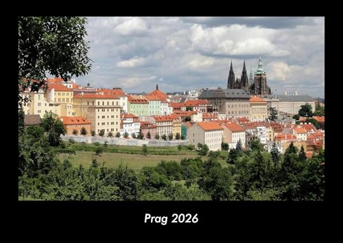Prag 2026 Fotokalender DIN A3: Monatskalender mit Bild-Motiven aus Orten und Städten, Ländern und Kontinenten