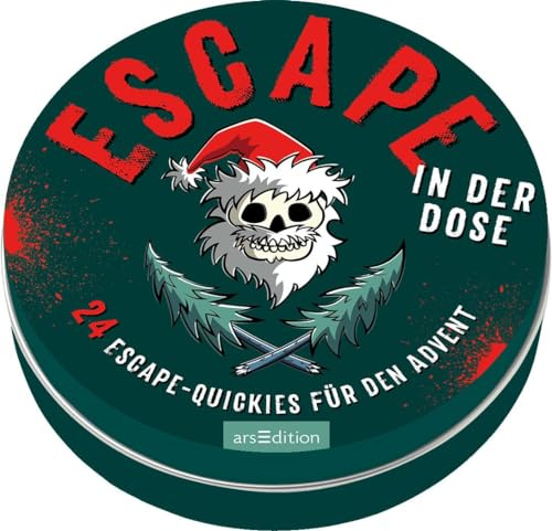 Escape-Adventskalender in der Dose: 24 Escape-Quickies für den Advent | 24 ultimativ spannende Rätsel für jeden Tag bis Weihnachten, Adventskalender für Erwachsene (Escape Room)