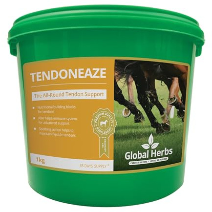 Global Herbs Tendoneaze Equine Tendon, Ligament & Soft Tissue Support Powder 1kg