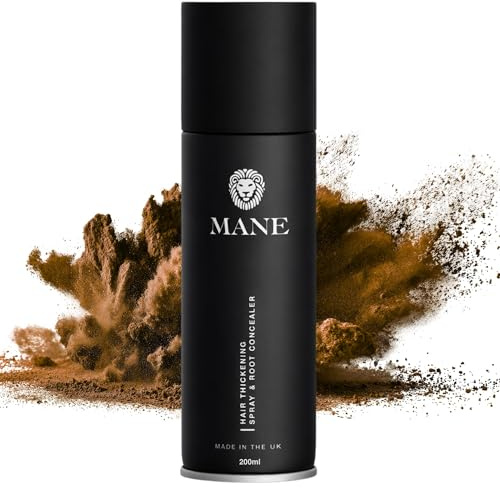 Hazel - Hair Thickening Spray with added shine by Mane UK - for Hair Loss and Thinning Hair and to cover roots. by Mane