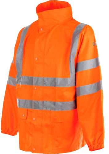 WÜRTH MODYF Warnschutz Regenjacke EN 20471 3.2 orange - Größe XXL