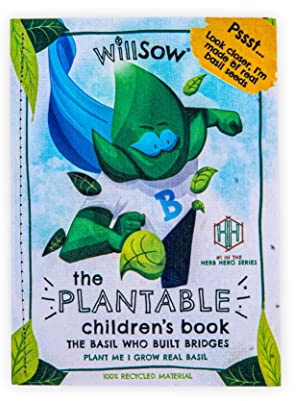 The Basil Who Built Bridges: Plantable Childrens Book