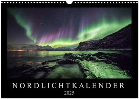 Nordlichtkalender (Wandkalender 2025 DIN A3 quer), CALVENDO Monatskalender