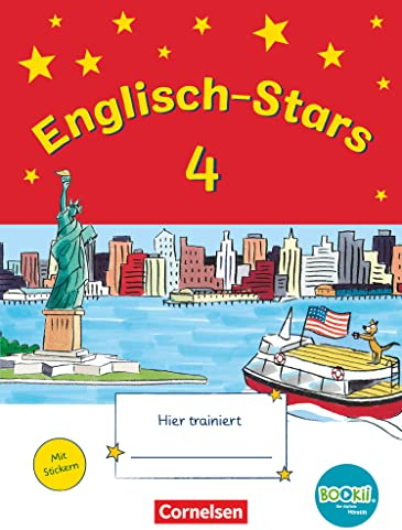 Englisch-Stars - BOOKii-Ausgabe - 4. Schuljahr: Übungsheft - Mit Lösungen