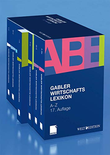 Gabler Wirtschaftslexikon: Die ganze Welt der Wirtschaft: Betriebswirtschaft, Volkswirtschaft, Wirtschaftsrecht, Recht und Steuern: En 8 Volumes