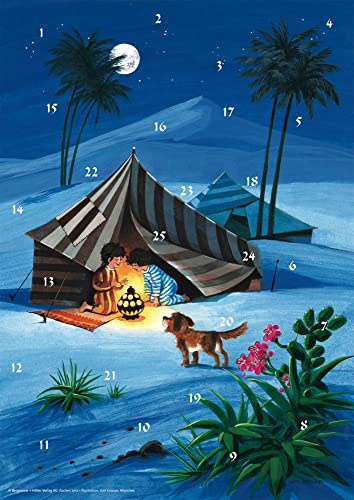 Rahel und Abel retten das heilige Feuer: Fensterbild-Adventskalender mit begleitender Geschichte zum Vorlesen für Kinder ab 6 Jahren