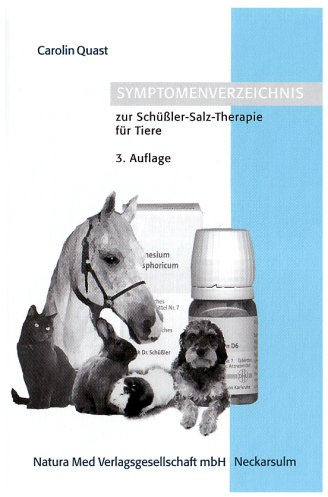 Symptomenverzeichnis zur Schüßler-Salz-Therapie für Tiere