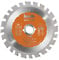 kwb Kreissägeblatt 156 x 12,75 mm, Made in Germany, Nagelfest, für Holz mit Metallresten, Universal Sägeblatt für z.B. Metalle, Holz und Kunstoffe