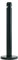 Rubbermaid Commercial Products Smokers Pole Ash Bin Aluminium Weather-resistant Base Diameter 324mm Height 1041mm Ref R1BK