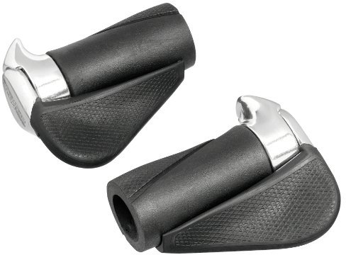 ergotec Griffe Humpert Lenkergriffe Multiflex AKS-10/3 Länge 87/87 mm (ohne integrierte Bar Ends) Paar, schwarz, One Size, 61587