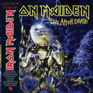 LIVE AFTER DEATH LP (VINYL ALBUM) EUROPEAN EMI 2013