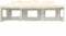 Nexos Pavillondach Ersatzdach für Profi Falt-Pavillon 3x9m - Dachplane 270g/m² PVC-Coating versiegelte Nähte wasserdicht – Farbe: Champagner