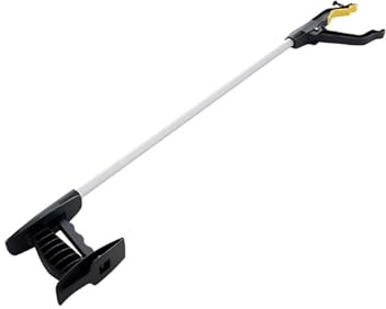 Mobiclinic, Pinza de alcance, Alcanzador, Brazo, Marca española, Cómodo, Ergonómico, Mandíbulas antideslizantes, Para personas mayores, Con movilidad reducida, Discapacidad, 75 cm