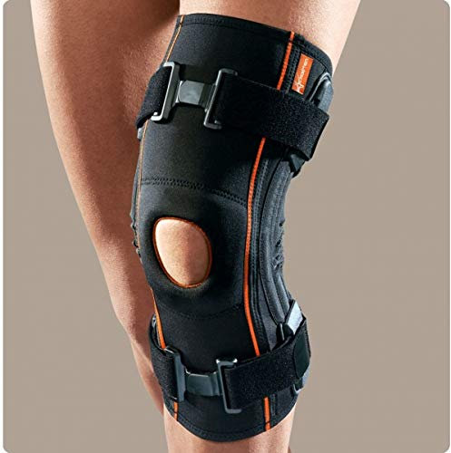 ROTEN - Genufit 08 ginocchiera tubolare in tessuto AirX con stecche a spirale e stabilizzatore rotuleo - M