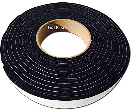 Total Control FireBlack 220 Dichtung für Vision Grill Super High Temp Schwarz Selbst Stock-Deckel-Dichtung