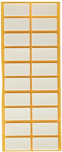 Adsamm® / 20 x Selbstklebende Antirutsch Pads aus EPDM Zellkautschuk / 20x40 mm/Weiß/Rechteckig / 2.5 mm Starke Anti-Rutsch-Gleiter