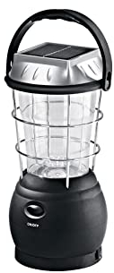 BERGER Solar Zeltlampe LED Laterne │ Campinglampe ohne Batterien, per Solar, Kurbellampe oder Kabel, im Notfall immer einsatzbereit mit 3 Lichtmodi │ kaltweiß, nachhaltig und energieeffizient