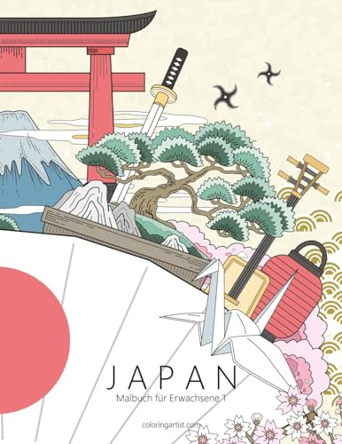 Japan-Malbuch für Erwachsene 1