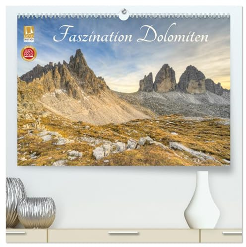 Faszination Dolomiten (hochwertiger Premium Wandkalender 2026 DIN A2 quer), Kunstdruck in Hochglanz: Erleben Sie die einzigartige Schönheit der Dolomiten. (CALVENDO Natur)