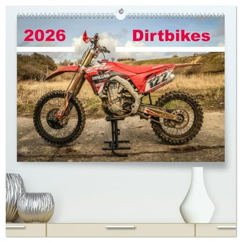 Dirtbikes 2026 (hochwertiger Premium Wandkalender 2026 DIN A2 quer), Kunstdruck in Hochglanz: Motocross vom Feinsten (CALVENDO Sport)
