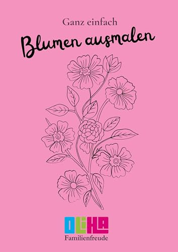 Blumen ausmalen (Ganz einfach)