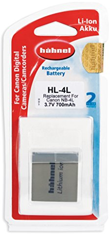 Hahnel HL-4L Canon Type Li-Ion 3.7v 700mAh