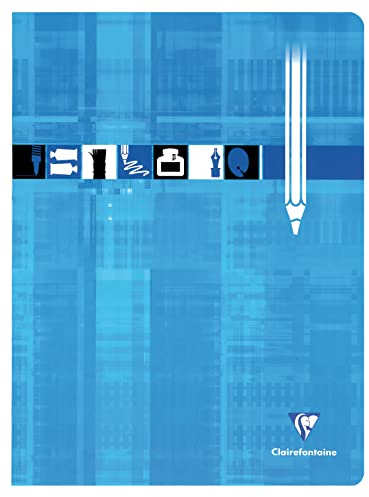 Calligraphe 3390C - Zeichenheft DIN A4+, 24x32 cm, 12 Blatt 125g, blanko, farbig sortiert, 1 Stück