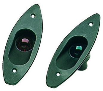 Osculati Built-in ABS navigation light green/black