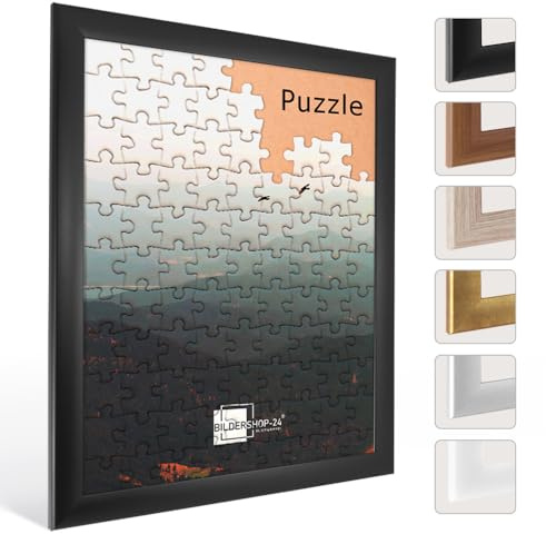 Puzzlerahmen Valencia ca. 300-500 Teile 33X47cm Schwarz (matt)