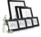 Casa Chic Bilderrahmen 7er-Set, Rechteckige Bilderrahmen für Kinderzeichnungen, Urkunden & Fotos, Holz-Bilderrahmen mit Glas, Fotorahmen im Hoch- oder Querformat, Rahmen mit Passepartout