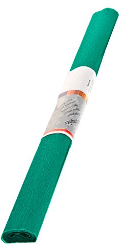 Werola 4660 Aquarola Feinkrepp, 50 x 250 cm, dunkelgrün