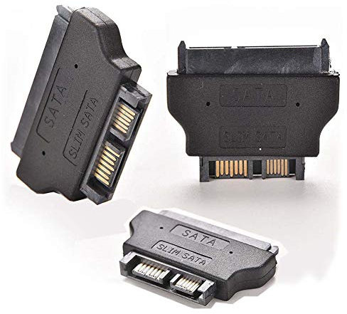 KALEA-INFORMATIQUE Convertisseur SATA 22 Points (15+7) Femelle vers Mini SATA SlimSATA mâle