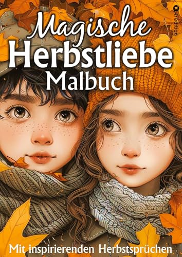 Herbst Malbuch für Erwachsene, Jugendliche, Mädchen ab 11 Magische Herbstliebe: Herbst Romantik - Kreatives Geschenkbuch für Erwachsene + Mädchen