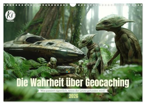 Die Wahrheit über Geocaching (Wandkalender 2026 DIN A3 quer), CALVENDO Monatskalender: Warum wir eigentlich diese Dosen suchen... (CALVENDO Hobbys)