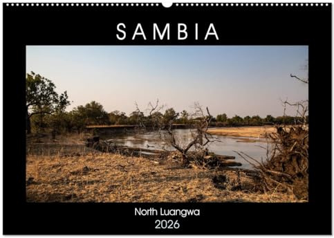 Sambia Das wirkliche Afrika (Wandkalender 2026 DIN A2 quer), CALVENDO Monatskalender: North Luangwa ein wildes Naturerlebnis. (CALVENDO Natur)